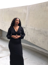 Load image into Gallery viewer, Raven Dress Black
