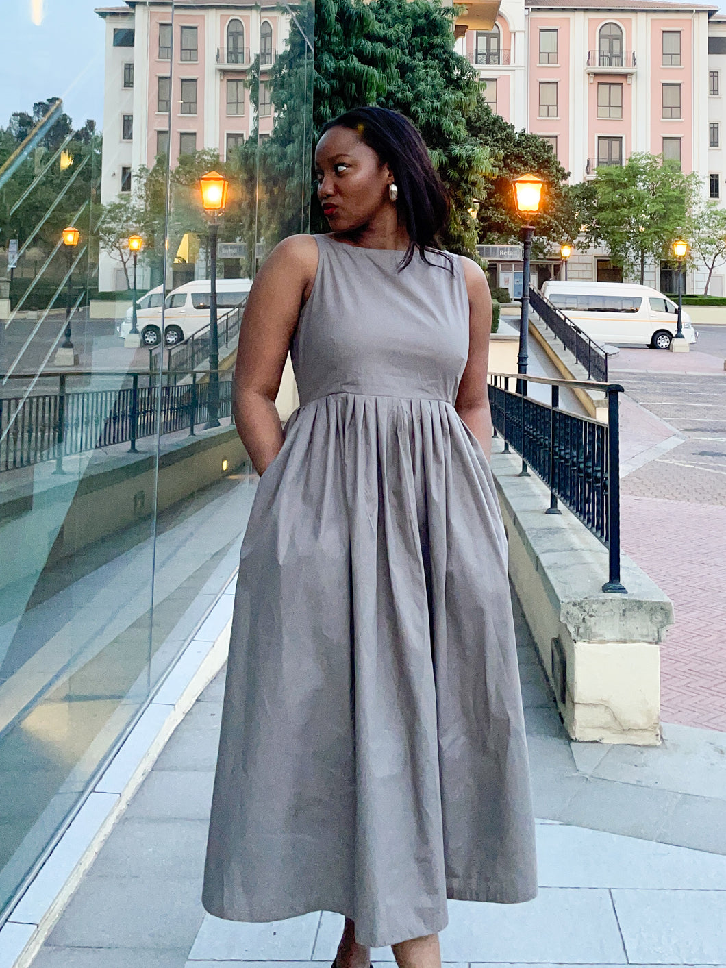 Nova Taupe Dress